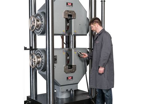 testing a steel bar with universal testing machine|tensile testing system.